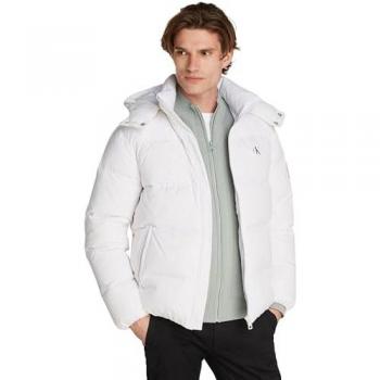 Calvin Klein Essentials Down Jacket for Men, Size L, White