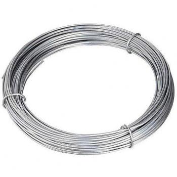 Wurko - Alambre Galvanizado Extra Número 8, 1,3 mm, Rollo 5 Kg