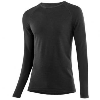 Camiseta Interior de Manga Larga Transtex Merino Löffler Negra 52 Unisex
