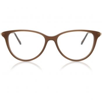Gafas de sol Cat Eye con armazón completo de plástico marrón para mujer - SmartBuy Collection