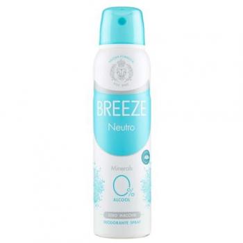 Desodorante Spray Neutro Breeze 150 ml - 48H Invisible Dry Extra Transpirante