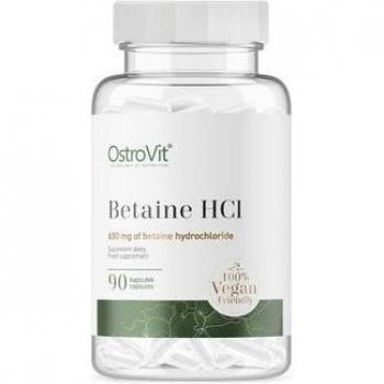 OstroVit Betaine HCL 90 cápsulas - Suplemento Dietético Vegano
