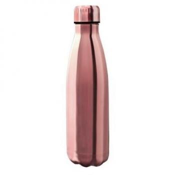 BOTELLA TERMO INOX 500ML ORO ROSA FIH594