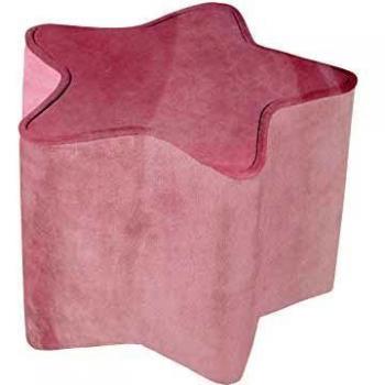 Baumann Roba GmbH Taburete Infantil con Forma de Estrella, Mauve/Rosa