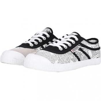 Zapatillas Unisex Kawasaki News Paper Blancas K202414, Tela, Planas, con Cordones, Talla 45 EU