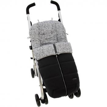 Saco silla ligera de paseo Rosy Fuentes - Ligero, fácil de transportar, diseño ergonómico, material resistente al agua, acolchado para mayor comodidad del bebé, compatible con la mayoría de sillas de paseo
