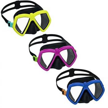 Máscara de Buceo Junior Bestway con Correa Anatómica Multicolor +7 Años
