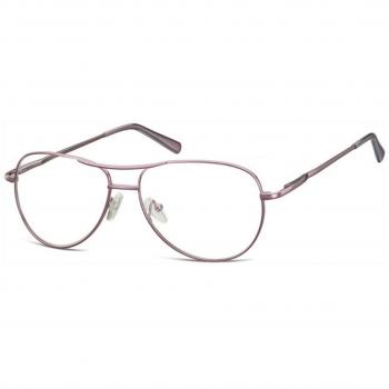 Pilot Full Rim Metal Kids' Prescription Glasses - Purple - Size 49 - Blue Light Block Available - SmartBuy Kids