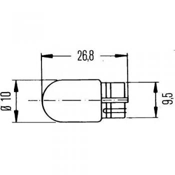 HELLA 8GP 003 594-121 Lámpara - W5W - Standard - 12V - 5W - Tipo de portalámpara: W2,1x9,5d - caja - Cant.: 10