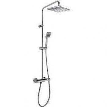 Tres 20438702 - Conjunto ducha termostática, Cromo