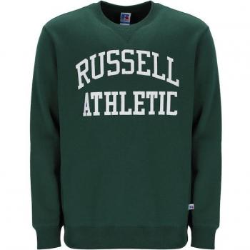 Sudadera Russell Athletic Iconic Eagle R para Hombre en Verde Oscuro