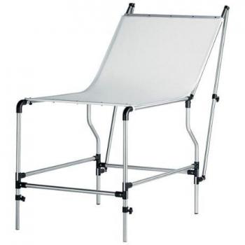 Manfrotto 320 - Mesa para Estudio fotográfico, con Soporte, Plata