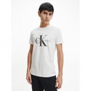 Calvin Klein Camiseta Core Monogram Slim Blanco