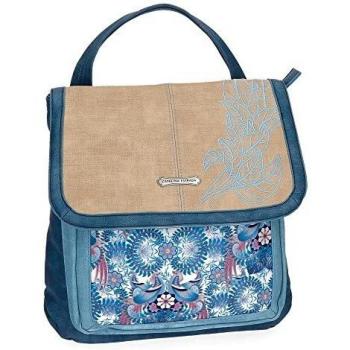 Catalina Estrada Faisan Mochila Casual Multicolor 30x29x8 cms Piel Sintética 6.96L