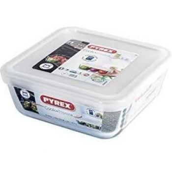 Pyrex - Recipiente Cuad C/T 14 x 14 cm, 0.85 l C&F PX