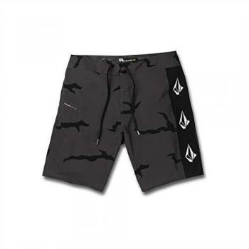 Volcom Deadly Stones Mod 20 Bañador, Hombre, Dark Charcoal, 34