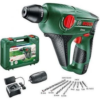 Bosch Uneo Martillo Perforador Atornillador a Batería 12V con Sistema SDS y Power for All