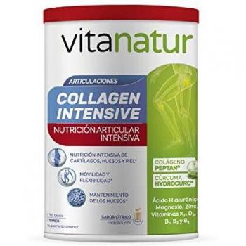 Vinatur - Collagen Intensive, Complemento Alimenticio con Colágeno Hidrolizado para una Nutrición Articular Intensiva, Sabor Cítrico - 360 gr