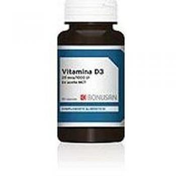 Bonusan - Vitamina D3 25Mcg/1000UI en Cápsulas, Paquete de 90