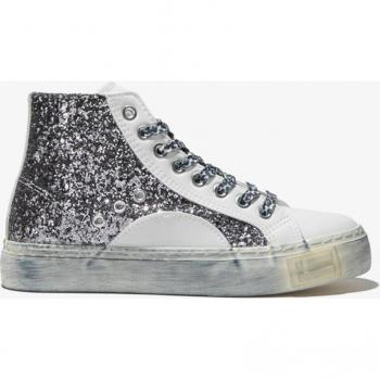 Zapatillas Altas Half Moon High Plomo de Mujer D.Franklin