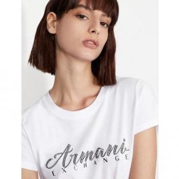 Camiseta Armani Exchange manga corta blanco