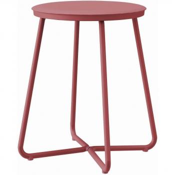 Taburete Geyser Cosmic - Acero inoxidable rojo 41x38,8x38,8 cm
