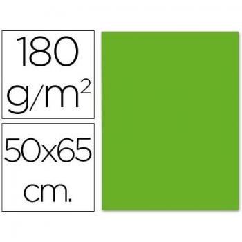 CARTULINA LIDERPAPEL 50X65 CM 180G/M2 VERDE