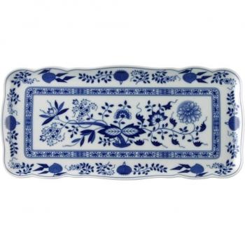 Hutschenreuther Blau Zwiebelmuster Kuchenplatte rechte. 12844