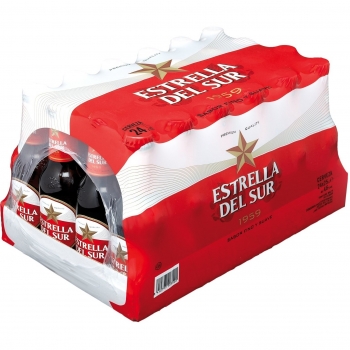 Cerveza Rubia Estrella del Sur - Lote de 24 Botellas de 250ml