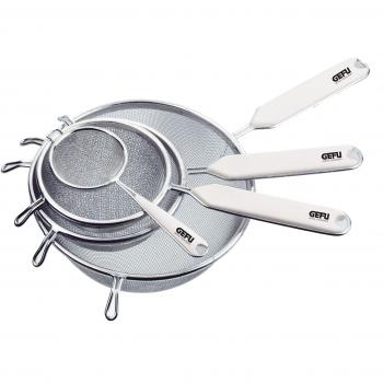 GEFU Colador , Gris, acero inoxidable, 34,5 x 19.5 x 7 cm Diamètr0 20 cm