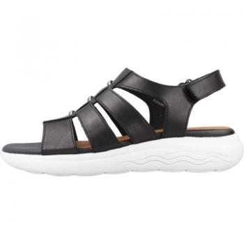 Sandalias de Mujer Geox D Spherica Ec5w Negro, con diseño cómodo y elegante, suela de goma antideslizante, plantilla acolchada para mayor confort, cierre con hebilla ajustable, material transpirable y tecnología
