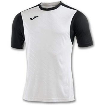 Joma Camiseta Torneo II Blanco-Negro M/C - Camiseta técnica de Manga Corta, Unisex, Blanco -