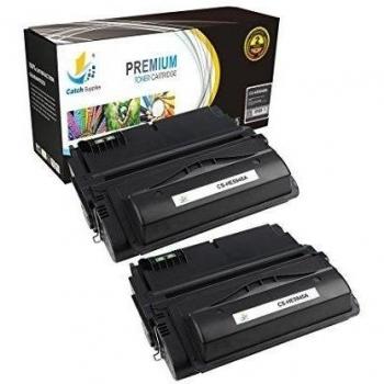 CatchSupplies reemplazo Q5945A Cartucho de tóner Negro 2 Pack para la serie HP 45A | 20.000 rendimiento | compatible con la impresora HP LaserJet M4345xs, M4345xm, 4345, 4345xm, 4345x, 4345xs modelos de impresoras.