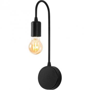 Aplique de pared WELLHOME, Estructura de metal Color Negro