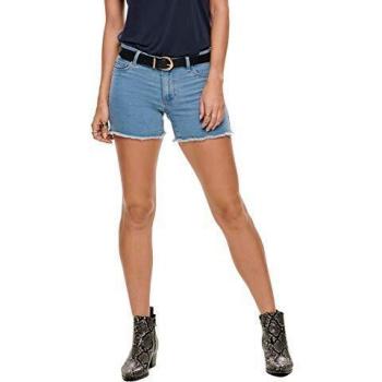 Only Sun Denim - Pantalones cortos para mujer azul claro XS