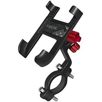 Soporte de Bicicleta para Smartphone Ajustable 3,5''-7'' Angulado en Aluminio