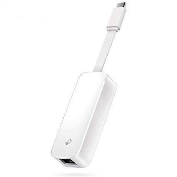 TP-Link UE300C - Adaptador USB-C a Ethernet, Puerto Gigabit 10/100/1000Mpbs, USB 3.0, Plug & Play, Ultra Compacto, Compatible con Windows, MacOS, Linux, Chrome OS