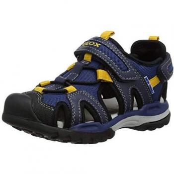 Geox J Borealis Boy A, Sandalias Punta Cerrada Niños, Azul