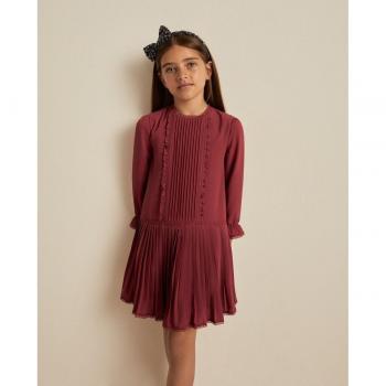 Vestido de niña manga larga plisado Coconut El Corte Inglés