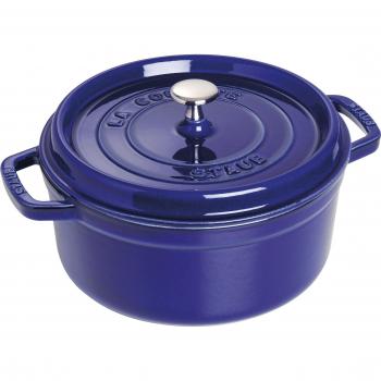 Staub La Cocotte Round Dutch Oven 26 cm, Dark Blue, Cast Iron