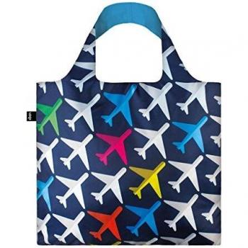 LOQI Artist Airport Airplane Bag Bolsa de tela y playa, 50 cm, 20 liters, Multicolor