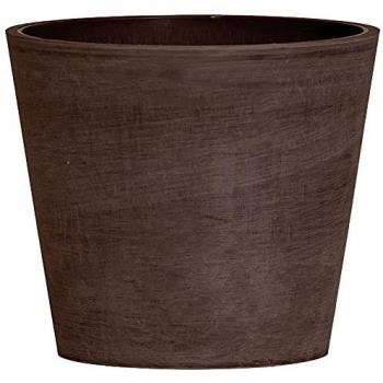 Maceta Nova Vita Cono Truncado Ø 07 cm Gris Oscuro Reciclada