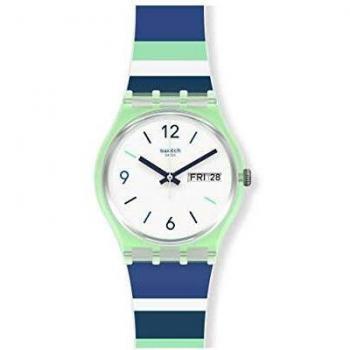 Reloj Unisex Swatch Sky Zebra Analógico 34 mm