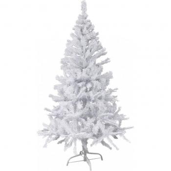 Árbol de Navidad Blanco 210 cm Abeto Artificial BIANCONATALE RAMAS PLEGABLES PVC