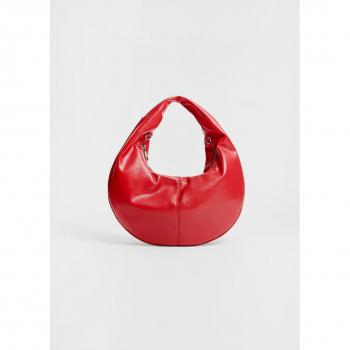 Stradivarius Red Oval Shoulder Bag OS