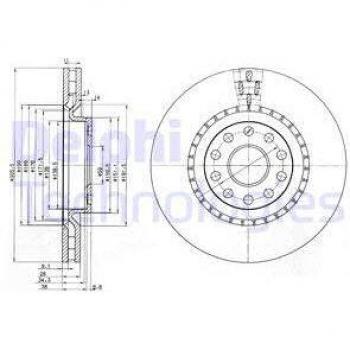Disco de freno DELPHI BG3723, tipo: disco de freno, características: alta calidad, resistencia al desgaste, diseño optimizado para una mejor disipación del calor, fabricado con materiales de primera para un rendimiento óptimo