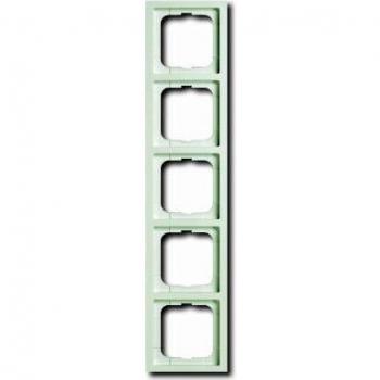 BUSCH-JAEGER future® linear 5-gang Rahmen weiß 1725-884K