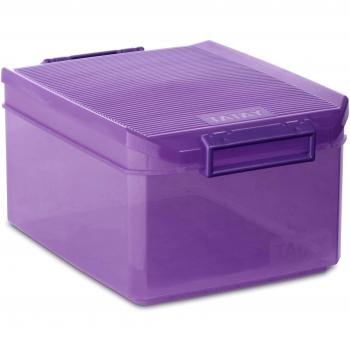 Tatay Caja Almacenaje Multiusos con Tapa, 14 L de Capacidad, Con Asas, de Polipropileno, Libre de BPA, Rojo