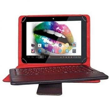 Phoenix Technologies PHKEYBTCASE9-10 - Funda universal y teclado Bluetooth para tablet/Apple iPad/lector de eBooks de 9-10.2, negro