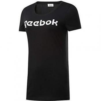 Reebok Te Graphic tee Vector Camiseta, Mujer, Negro, 2XS